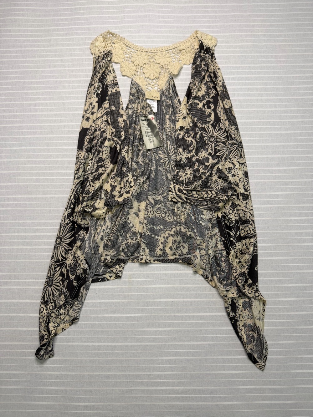Daytrip Boho Crochet Handkerchief Vest – Size Small 🤎